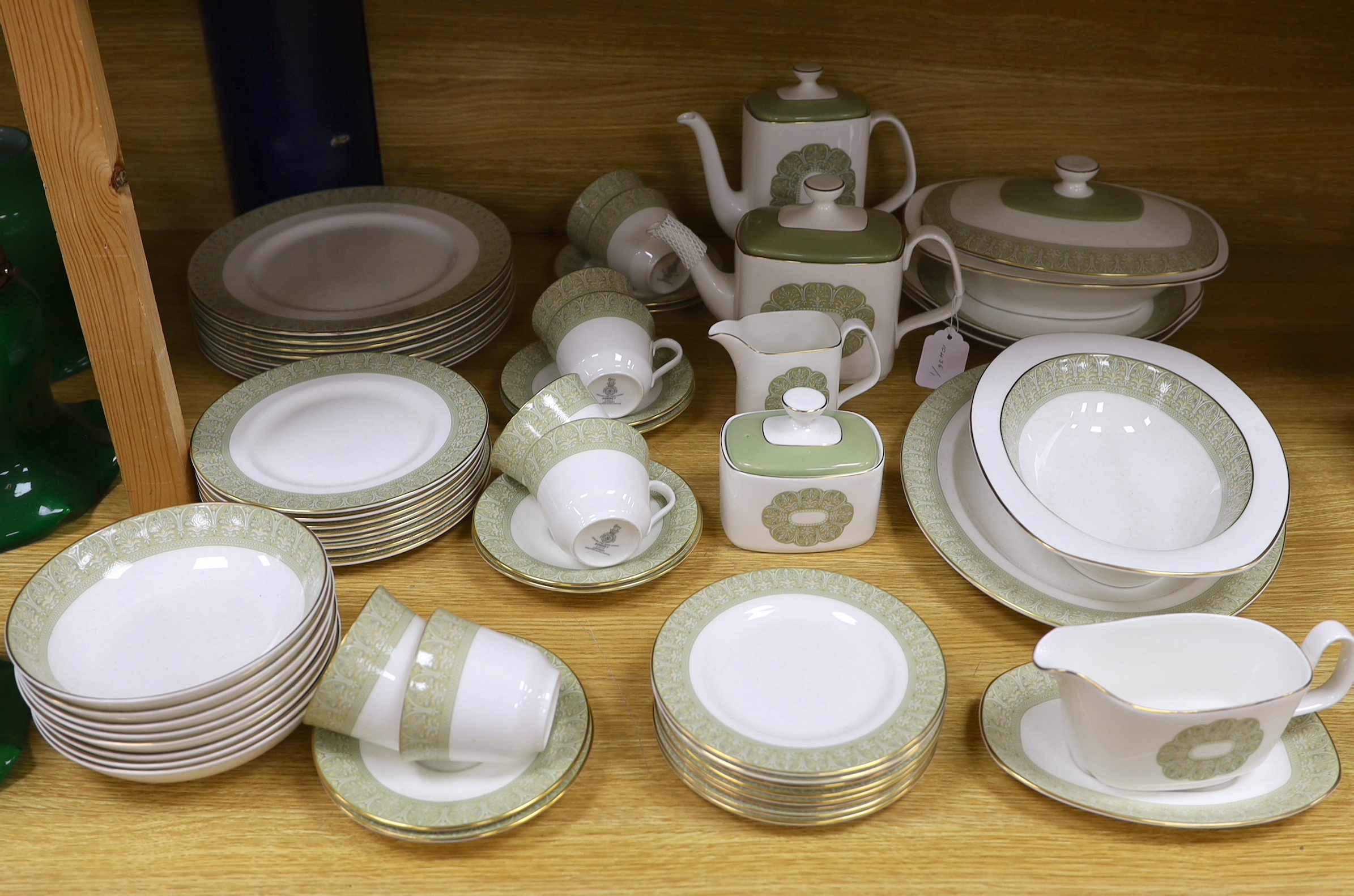 A Royal Doulton bone china dinner and tea service, Sonnet pattern